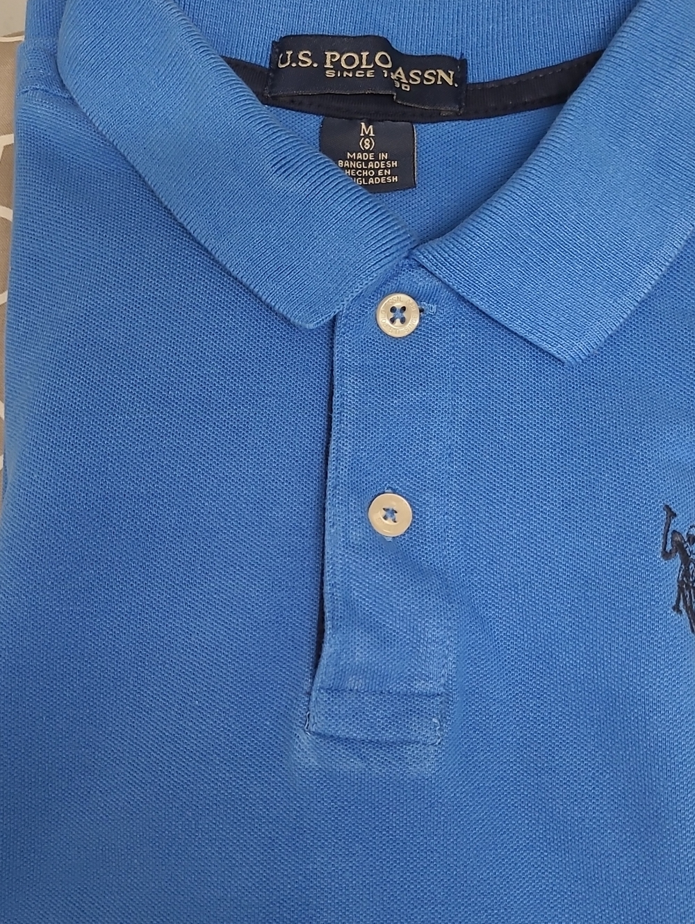 U.S. Polo Assn. Boys Royal Blue Polo Shirt with Embroidered Logo